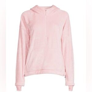 Athletic Works Blush Pink Women's Half-Zip Hoodie